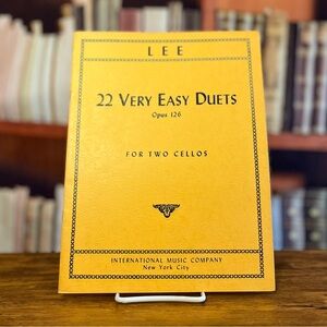 Vintage Lee, Sebastian - 22 Very Easy Duets, Op 126 - Two Cellos - International